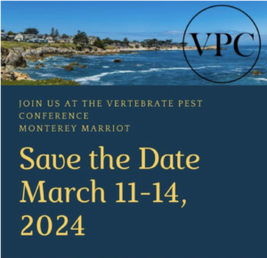 Vertebrate Pest Conference, Mar 11-14 2024